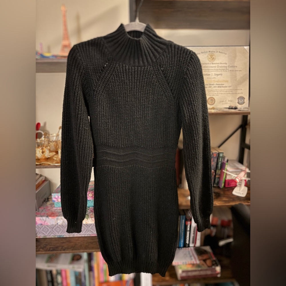 SHEIN black sweater dress